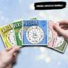 notre Jeu à gratter Astro personnalisable est une carte à gratter personnalisée du message de votre choix pour annoncer une grossesse ou autre événement important.