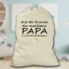 Pochon pour kit de survie à offrir pour un jeune Papa