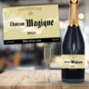 Étiquette de bouteille de champagne annonçant une grossesse ou une future naissance ou toute autre nouvelle
