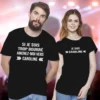 Duo t shirts pour couple drôle à parter lors de soirées