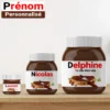 Etiquette personnalisée pour pot de nutella pour annoncer une grossesse, un mariage ou toutes autres bonne nouvelles