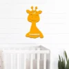 Décoration chambre bébé d'une girafe à personnaliser