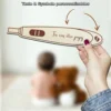 Test de grossesse en bois pour annoncer sa grossesse a toute sa famille