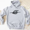 Sweat à capuche konoha banni symbole - pull naruto fan - cadeaux manga