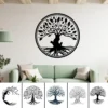 Sticker mural arbre de vie pour décoration de maison
