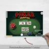 Carte à gratter sur le thème poker a personnaliser pour annoncer une grossesse ou une bonne nouvelle