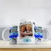 Mug personnalisé a offirr pour les Papas de la part de ses enfants, photo et prénom des enfants personnalisables