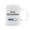 Tasse futur gendarme avec barre de chargement