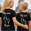 Tee shirt telle mère tel fils avec année de naissance a personnaliser