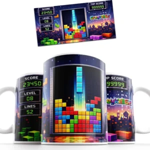Mug Tetris personnalisé avec prénom