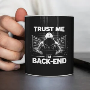 Mug Back end sur l'univers du métier de codeur en informatique