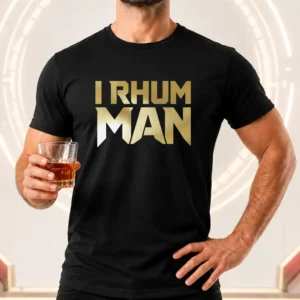 T-shirt I Rhum Man humour rhum pour homme amateur d’apéro.