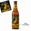 Étiquette bière grossesse humoristique La Cuvée des Drôles avec texte Bébé en cours de brassage personnalisable